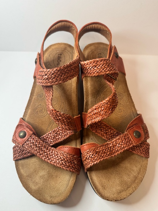 Taos Footwear Shoes - Taos Trulie Burnt Braided Comfort Sandals Women’s EU 39 US 8-8.5